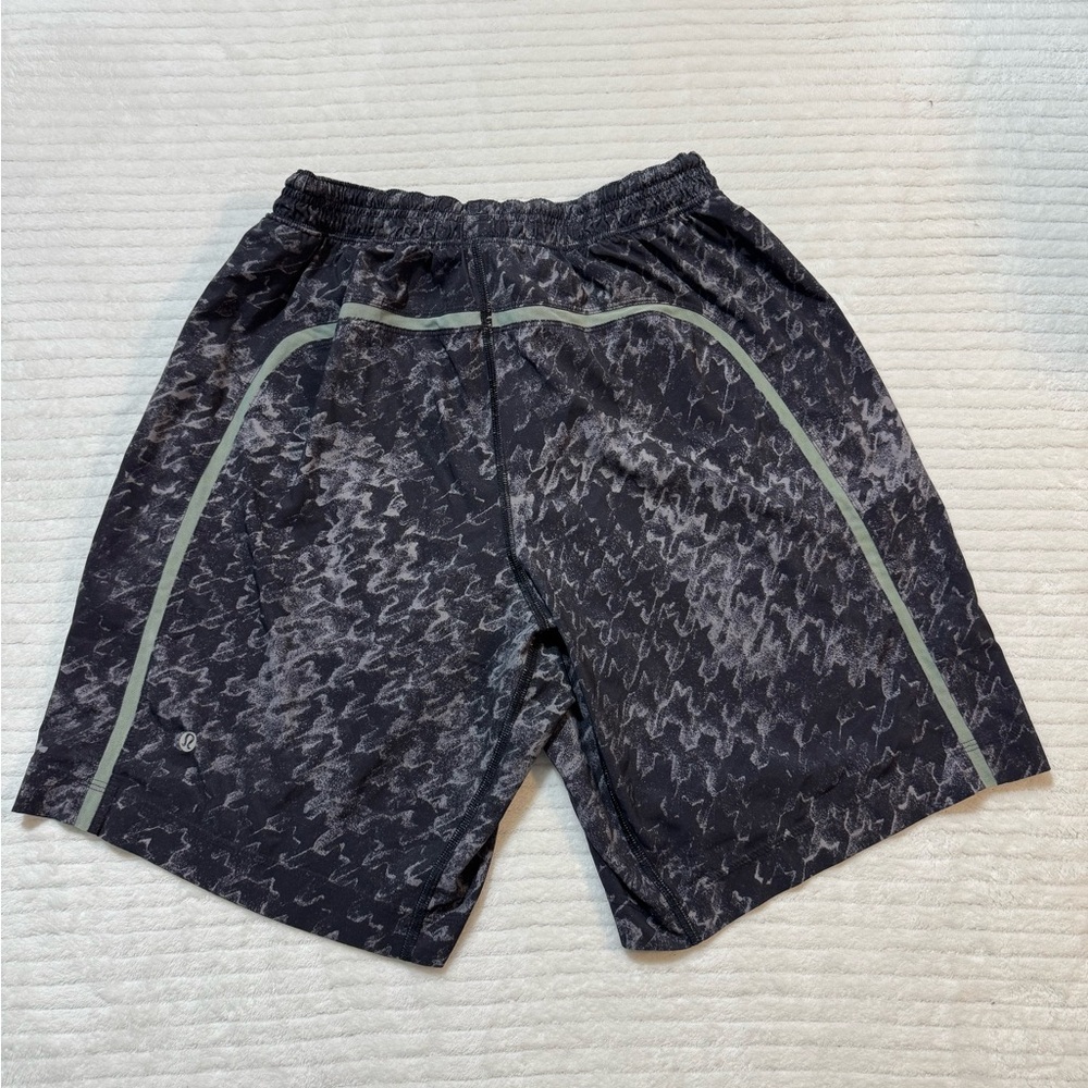Lululemon Athletica Black and Gray Athletic Shorts
